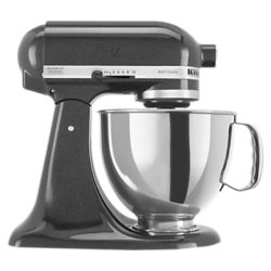 KitchenAid 150 Artisan 4.8L Stand Mixer, Black Caviar